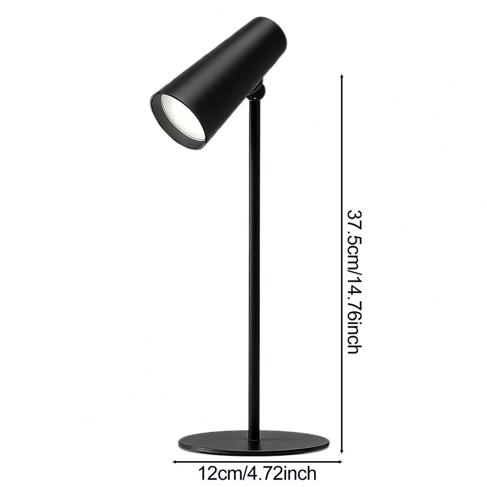 LED Desk Lamp 3-Level Brightness Adjustable USB Rechargeable Home Office Bedroom Bedside Table Reading Light