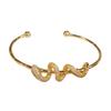 Elegant Ladies Snake Bracelet Adjustable Open Bangle Party Wear Bracelet Suitable for Distinctive Fashion Statements
