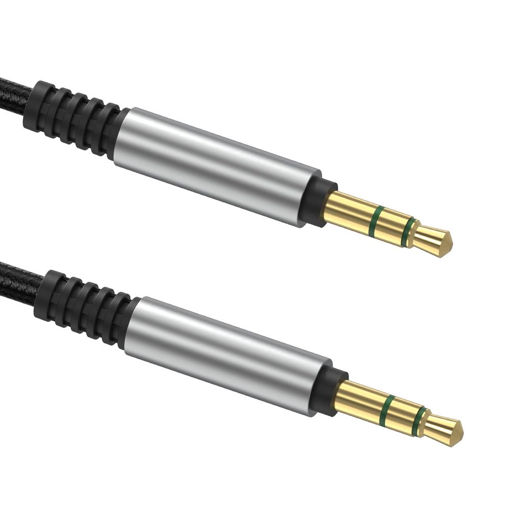 Cablu Geekria împletit din nailon Compatibil Cablu audio Se potrivește Sony Sony INZONE H5 Căști AUX 1.2m MDR-1AM2 MDR-XB950N1 WH-ULT900N WH-XB920N WH-1000XM5