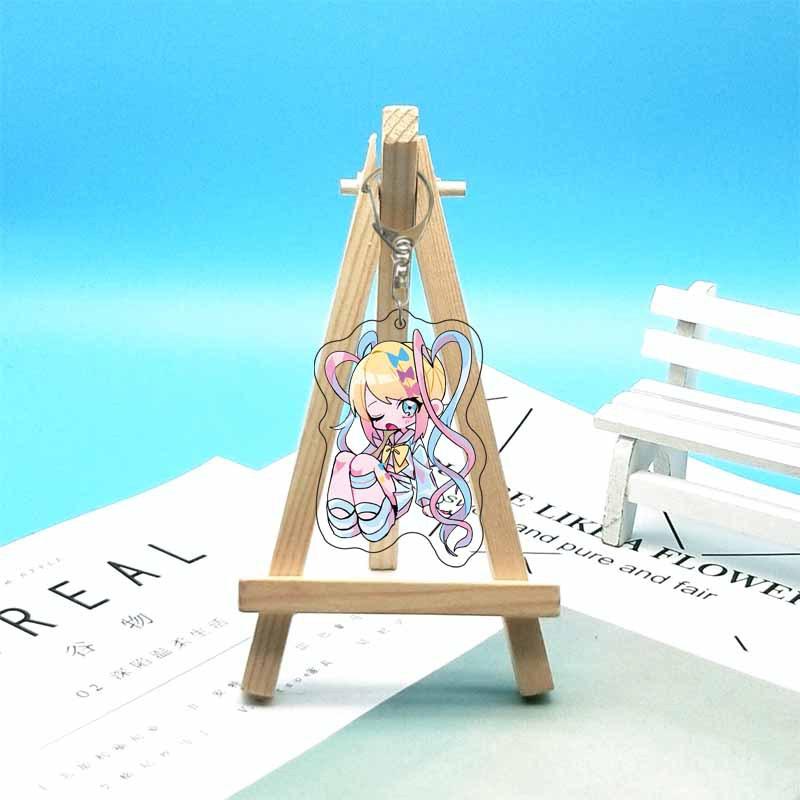 6cm Anime chain Needy Girl Overdose Women Chain For Men Ring Acrylic Car ring Party Pendant Cos Girls Gift