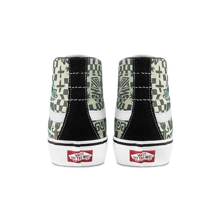 Vans Sk8 Checkerboard Casual High-Top Skate Shoes Unisex Sneakers Multicolor-Gradient VN0A4UWN42K