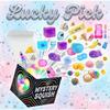 Überraschungsbox – Squishy Spielzeug Blind Box – 2 Chancen pro Bestellung (Unabhängige Zufallsziehung) – Unterschiedliche Wahrscheinlichkeiten