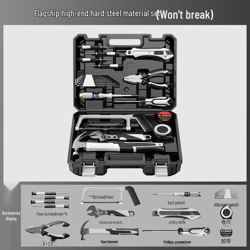 Royal Household Hardware & Woodworking Toolbox Set
