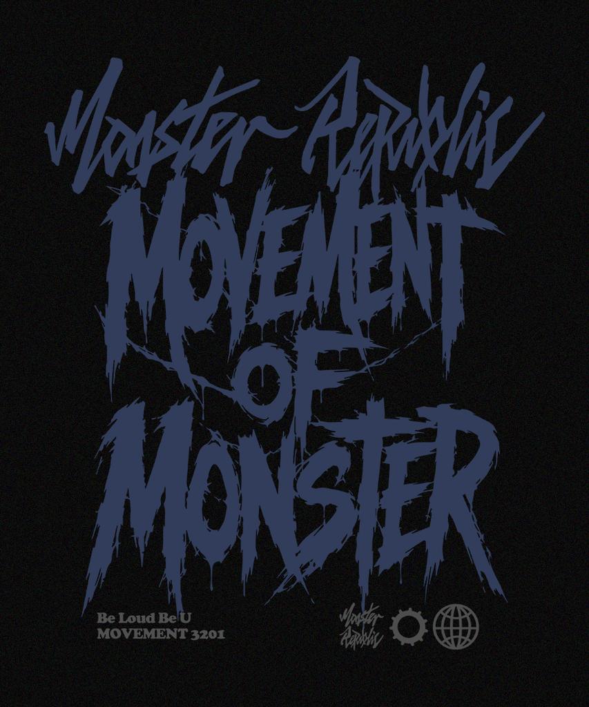 MONSTER REPUBLIC Rogue Movement Deep Blue Sweatshirt Black_3201