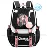 Zaino Danganronpa Anime Mochila Cartella Scolastica Studente Porta USB Borse da Viaggio Laptop Messenger Bag Grande Casual Regalo