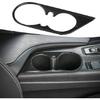 Console Gear Shift Panel Trim Cup Holder Cover for Chevy Camaro 17+ Carbon Fiber