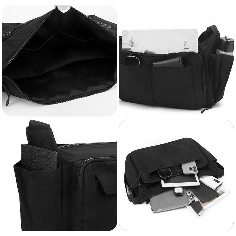 Vintage Hobos Design Men Bags Handbag  Nylon Fabric Crossbody Bag For Men Fashion Casual Men's Handbag Shoulder Bag