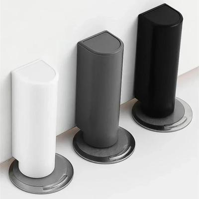 Ultra Narrow Magnetic Door Stopper - Silent and Anti-collision, No Drilling Installation, Wind Resistant and Adjustable Height