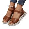 2025 summer new EVA hollow sole light and comfortable soft sole one-word buckle thick sole fashion sandals foreign trade