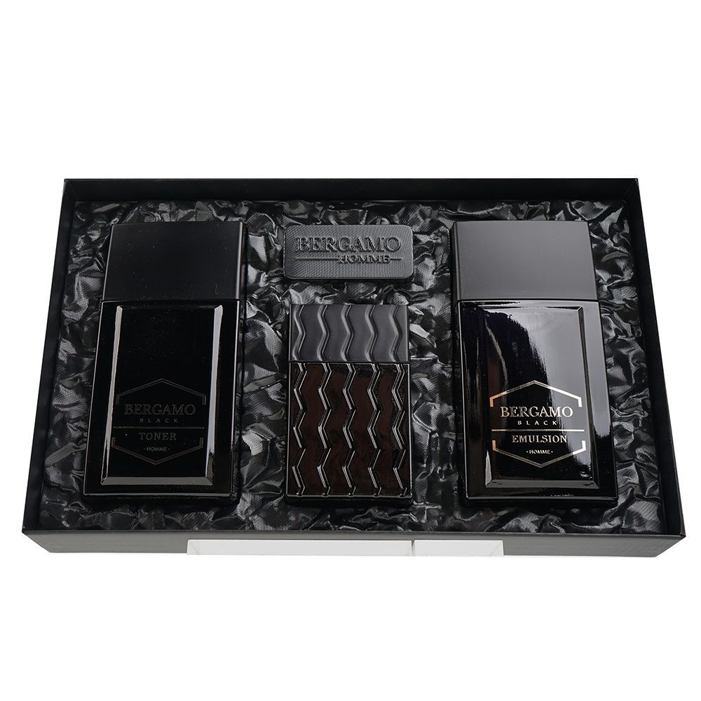 NGAECDQS Homme BLACK Men's Skincare 2-Piece Gift Set