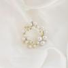 Pearl Large Brooch Diamond Pin Women's Anti-Light Corsage High-Level Coat Trenchcoat Suit Accessories Cross-Border