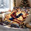 Batman Pattern Blanket for Home Decoration, Bed, Sofa, Car Travel, Camping, Suitable for All Seasons, Birthday Christmas Gift