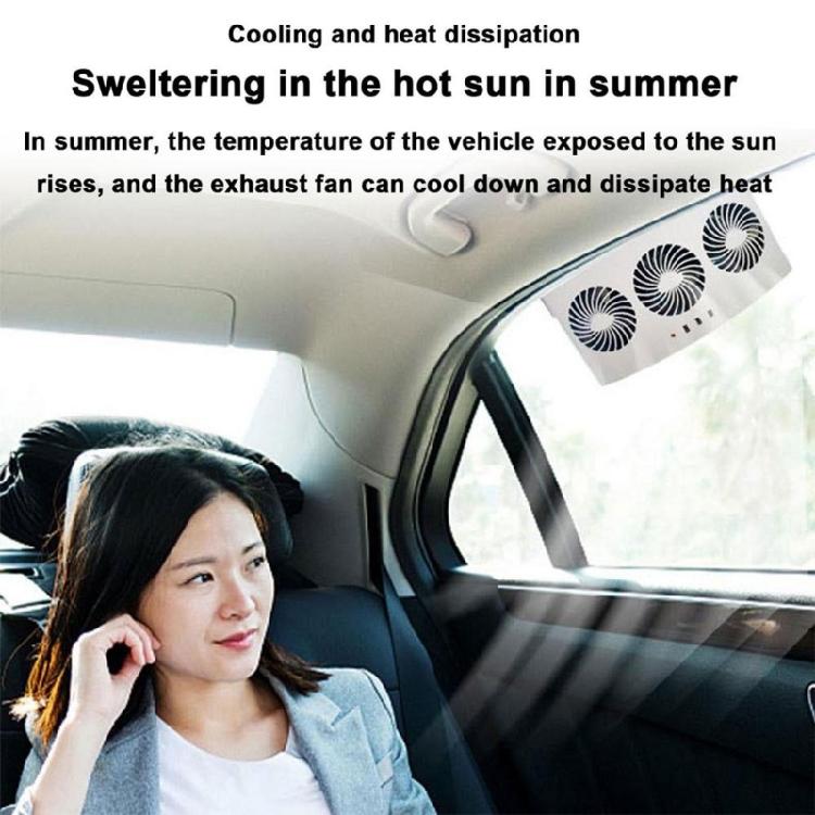 Car Exhaust Fan Energy-saving Cooling System Efficient Ventilator Auto Air Vent