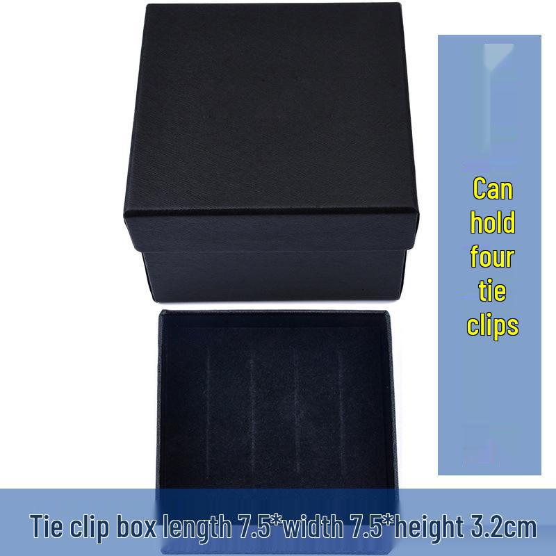 Brass Tie Clip with Laser Logo, 5.8x0.6cm - Men's Formal Business Accessory