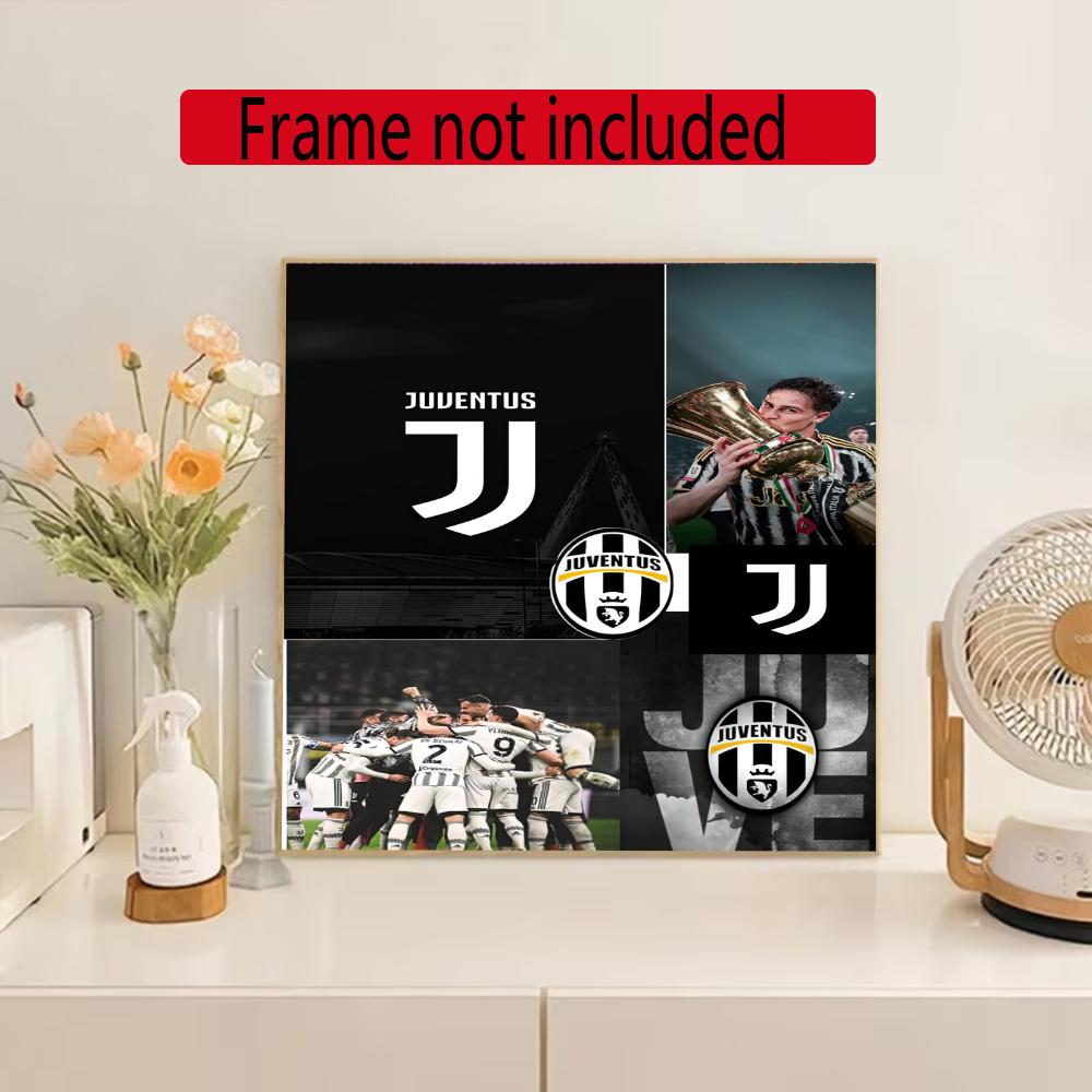 Juventus 5D Diy Diamond Paintings Mosaic Wall Round Diamond Art Painting Kits Embroidery Crystal Accessories Frameless