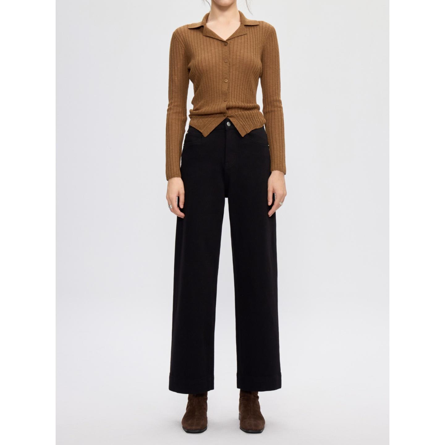 Spring 2026 Women s High-Waisted Black Straight Jeans: Slimming, Versatile, and Stretchable 26