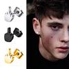 Punk Bow Contrast Style Earrings, Unisex, Earrings With A Personalized And Trendy Style, Niche Earrings