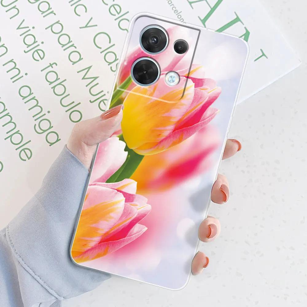 Für OPPO Reno 8 Pro 5G Hülle 8 Pro + Farbverlauf Transparente Hülle Für OPPO Reno 8 Pro + Plus Reno8 Cover Silikon Rückseite Stoßfänger