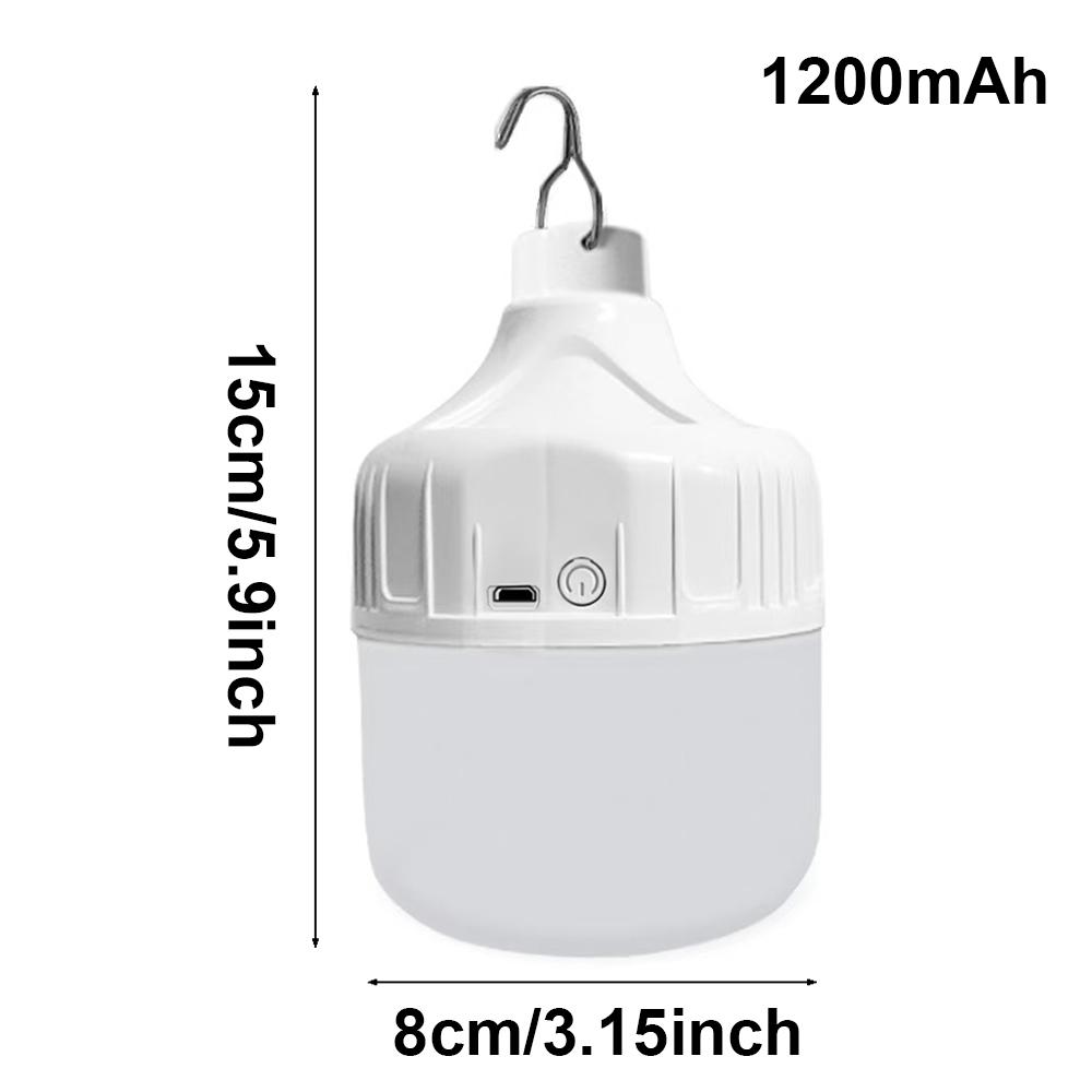 Portable USB Rechargeable LED Pendant Light High Brightness Waterproof Outdoor Lamp for Camping Fishing Emergency Night Lighting