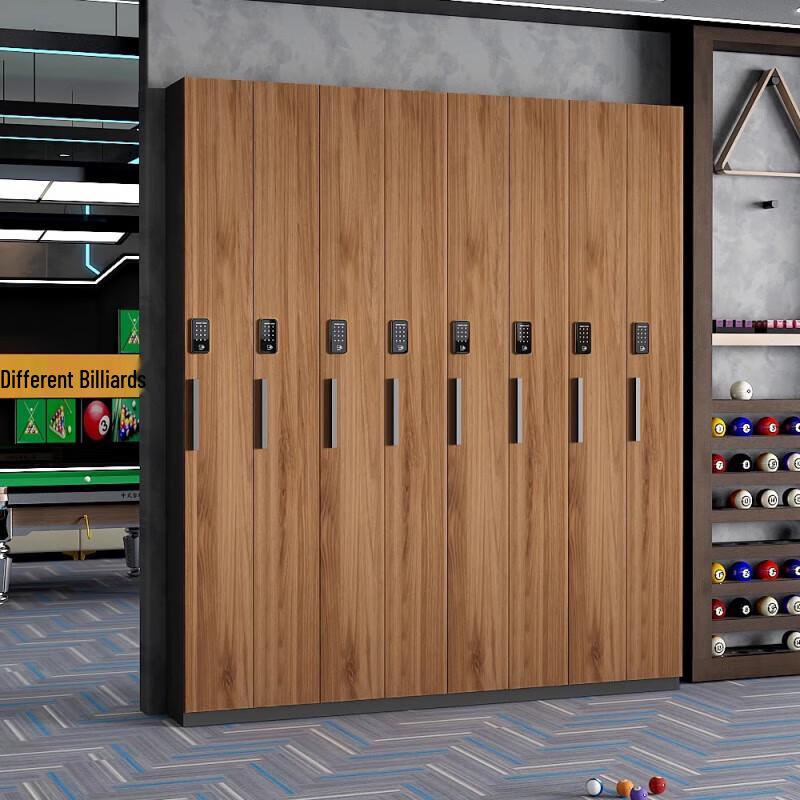 Billiard Cue Storage Cabinet with Touch Screen Password Lock