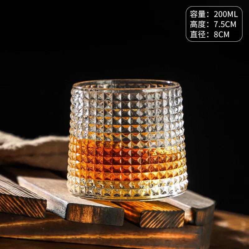 Bicchiere da Whiskey Spesso in Cristallo Design Trottola Martello Bicchiere da Vino Spirit Xo Brandy Tazza Bicchiere da Vino Nuovo Creativo