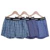Men’s Loose Fit Plaid Cotton Boxer Briefs Pajama Pants