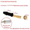 High-Pressure 360° Rotating Car Wash Nozzle for Road Cleaning & Bark Stripping