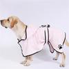 Adjustable Hooded Bathrobe Dog Cats Bath Towel Quick Dry Swimming Grooming Towel