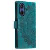 Stil 018 für Motorola Moto G85 5G Hülle Aufgedrucktes Totem Skin Feel Wallet Leder Handyhülle