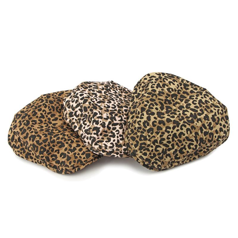 Spring Autmn Women's Beret British Vintage Leopard Print Cap Forward Cap Newsboy Caps Flat Cap Driver Ivy Hat Gatsby Painters Hats
