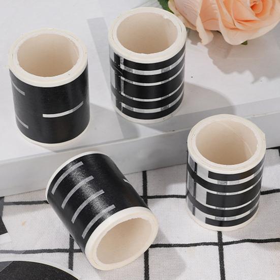 Roadway Tape Black Road Track Car Track Tape Dollhouse Miniature Decor Residue-Free Adhesive Sticker
