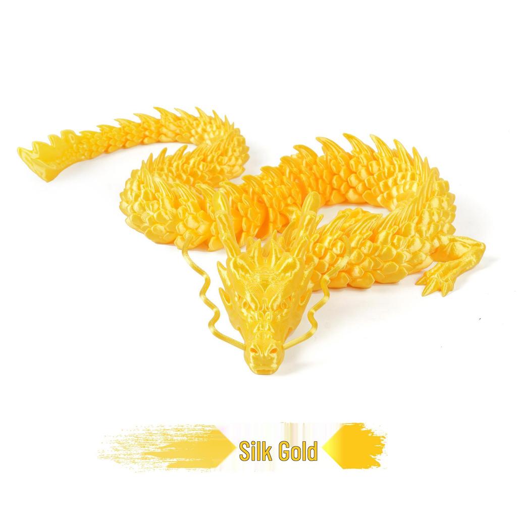 3D Printed Chinese Dragon Egg Ornament Toy Figurine Gift Craft