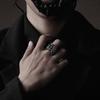 Adjustable Spider Ring Men Women Gothic Punk Jewelry Plated Copper Geometric Statement