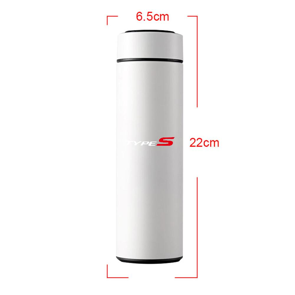 Intelligent Cup 500ml Thermos Bottle Smart Cup With Temperature Display 304 Stainless Steel For Honda Fit Civic City Jazz Accord