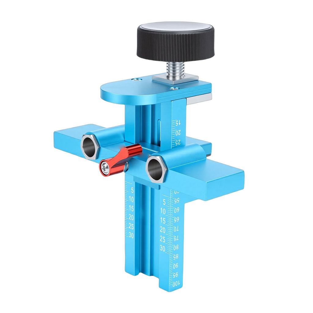 Cabinet Door Installation Positioner 0 30mm Adjustable Aluminium Alloy Hardware Jig 3 in 1 Mounting Position Tool