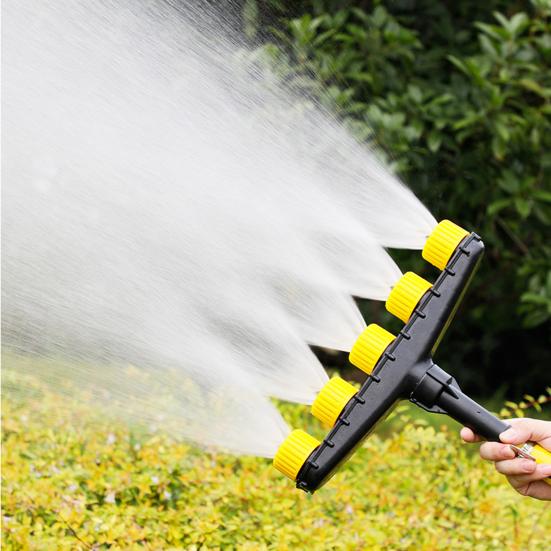 Sprinkler Sprayer Nozzle High-Strength Weather-Resistant Large Flow Rate Ergonomic Anti-Slip Handle Multi-nozzle Water Sprayer