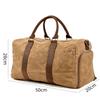 Europe and the United States Large-capacity Tooling Travel Bag Stylish Waxed Canvas Camping Duffel Dry and Wet Separation Exercise Fitness Handbag