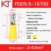 KST FDD5.5 Female Pre-insulated Screwless Crimp Terminal Block
