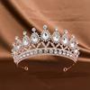 Luxury Wedding Bridal Tiaras Crown Crystal Diadem Crystal Headband Wedding Accessories Prom Women Gifts Holiday Party Supplies