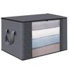 Foldable Bed Storage Container With A Transparent Window And A Lrge Capacity Bed Undergarments Storage Box Clothing Storage Bag