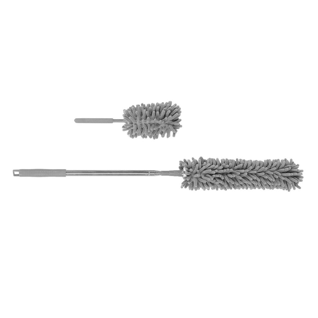 4PCS Microfiber Duster Set with Extension Pole Dust Removal Efficient for Furniture Ceiling Fan Cars
