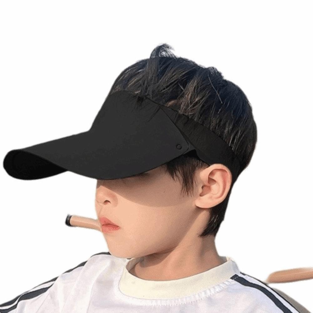 Quick-dry Kids Sunshade Hat Seamless Children's Sunscreen Cap Multicolor Summer Kid Sunhat  Boys