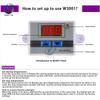 XH-W3001 XH-W3002 Digital Control Temperature Microcomputer Thermostat Switch Thermometer Thermoregulator Switch 12/24/220V