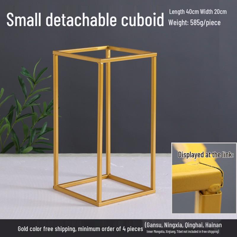 Железная Цветочная Колонна-Стойка для Декора Свадебного Прохода