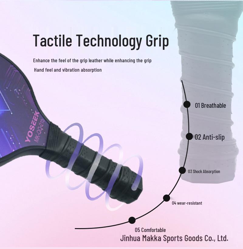 Carbon & Glass Fiber Pickleball Paddle Set - Anti-slip, Wear-resistant, Convenient Sports Paddle with Stringing Service