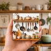 Small Resin Retro Kitchen Ornaments 3D Refrigerator Magnets Cute Decorative for Fridge Whiteboard Home Decor Souvenir