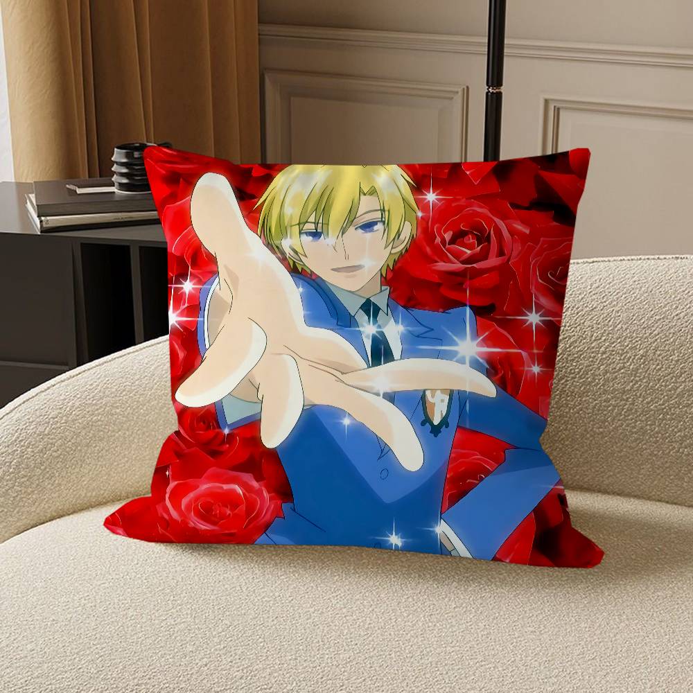 Ouran High School Host Club Tamaki Pillowcase Toon Gift Cushion Cover Bedroom Home Sofa Chair Seat Decor Pillow Case
