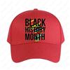 Black History Month Hat Women Unisex Adult Graphic Baseball Cap Adjustable Streetwear Women Unisex Fashion Baseball Caps Peaked Hat