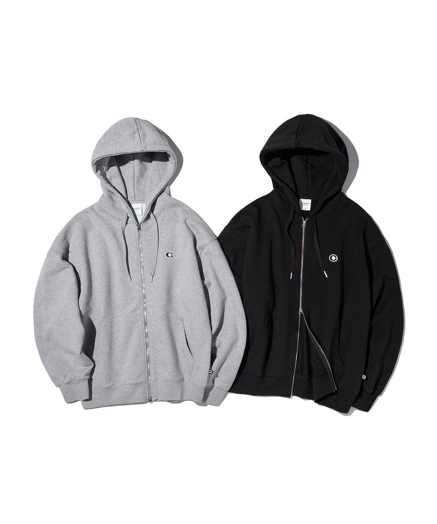 Cgp Small C Logo Zip-Up Hoodie_Black