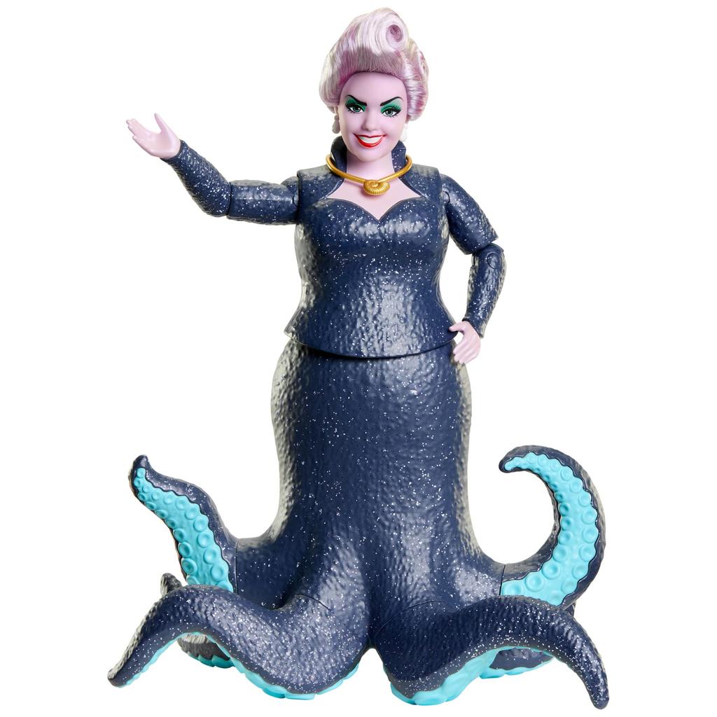 Disney Movie Little Ariel King Triton Ursula Doll Tail Can Move Years Old and HND28 / Live-action "The Mermaid" / / [3 Dolls] [Pretend Play] [Fine